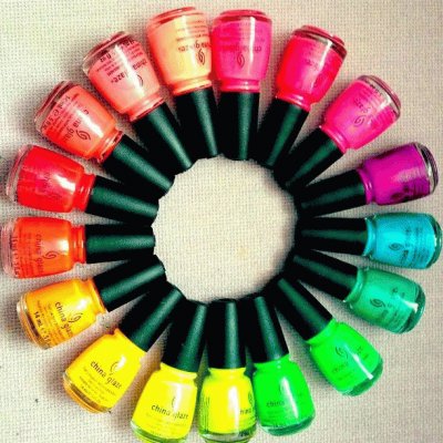 Rainbow Nail Polish