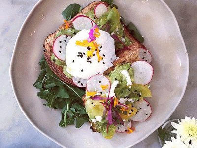 Salad on Bread