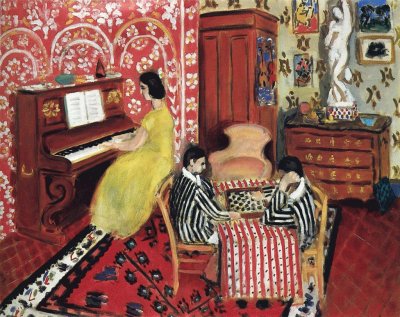 MATISSE-Pianiste et joueurs de dames