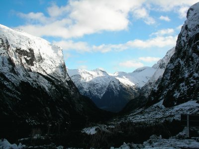 Neve nas montanhas