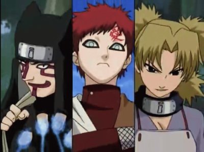 Kankuro, Temari y Gaara