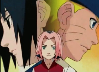 Naruto, Sasuke y Sakura