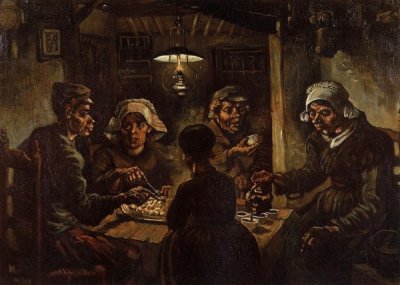 The Potatos eaters 1885 Van Gogh