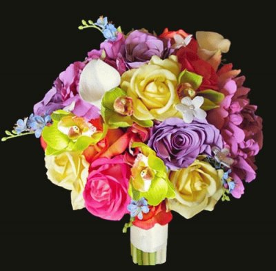 Bouquet  Roses - Orchids and Callas