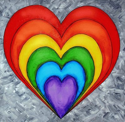 Rainbow Heart