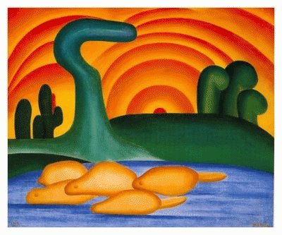 Sol Poente- Tarsila do Amaral-1928