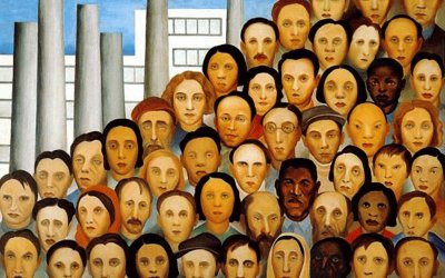 Os operÃ¡rios- Tarsila do Amaral-1923