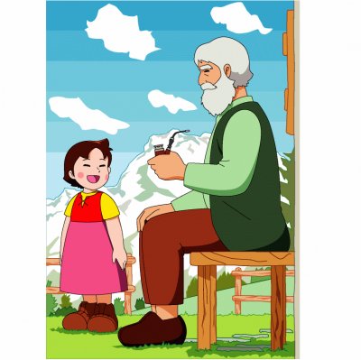 Heidi y abuelito