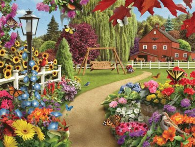 Country Garden  by Alan Guiana jigsaw puzzle