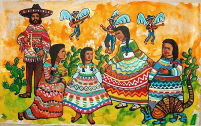 Mexican art jigsaw puzzle