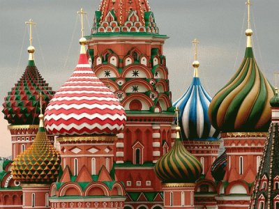 Part of St Basil 's Cathedral Moscow jigsaw puzzle