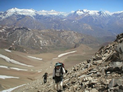 En la Cordillera de los Andes. Mendoza. Argentina