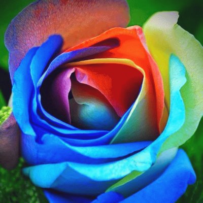 Its a Rainbow Rose