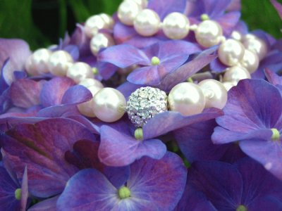 Pearls on Flowers