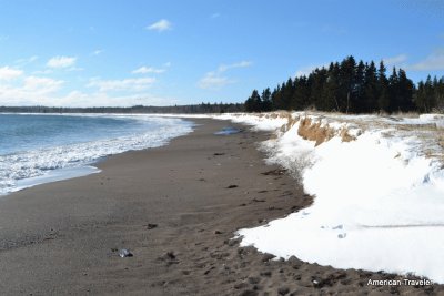 Beach in January