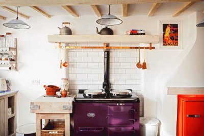 Purple Retro Stove