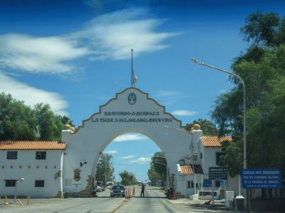 Bienvenido a la Provincia de Mendoza. Argentina