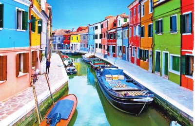 Burano Island Lagoon-Italy