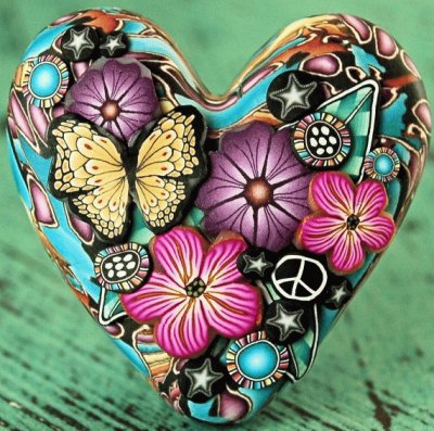 Heart Focal Bead