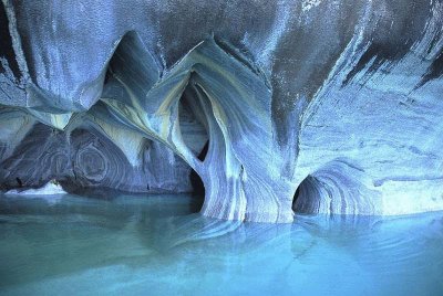 Marble caves in Chile1