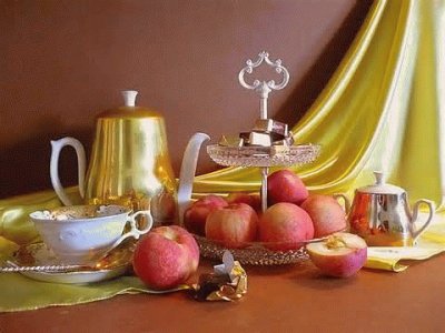 Golden Harmony-Still Life Art