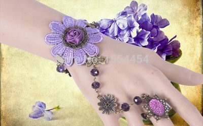 Floral Gothic Glove