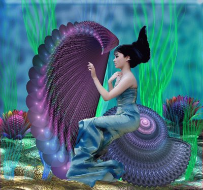 The Mermaid and Her Harp