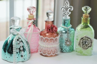 Shabby Chic Perfume Bottles