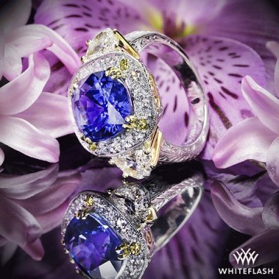 Beautiful Sapphire Diamond Ring