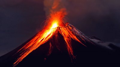 Volcán de colima, México.