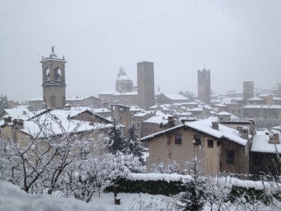 bergamo innevata