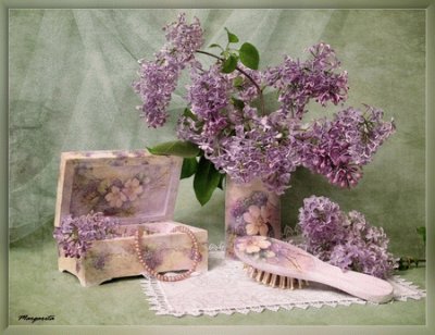 Elegant Lilac Still Life