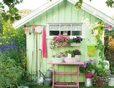 Vintage Styled Garden Shed