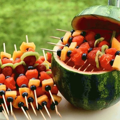 Watermelon Grill Fruit Kabob