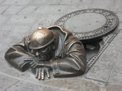 Bratislava Street Man, Slovakia