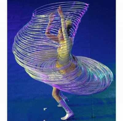 Dancer in Giant Slinky