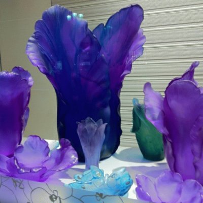 Gorgeous Flower Vases by Lalique