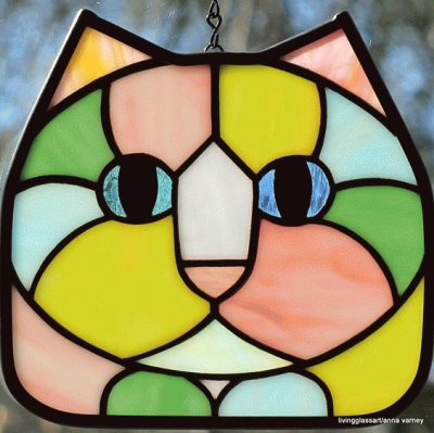 Stained Glass Cat