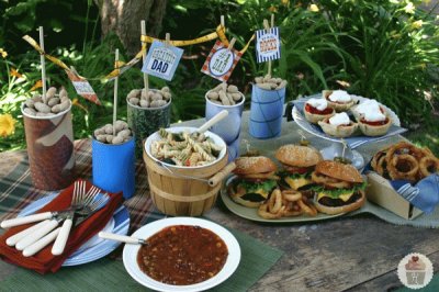 Father 's Day Food Table