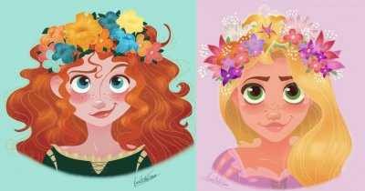 Merida Rapunzel