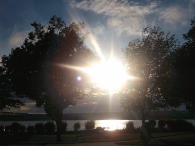 Sunset at Station wharf in Chatham-Miramichi  LJ