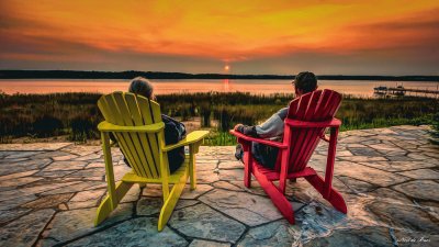 Watching the Sun Set-Colpoys Bay, Ontario