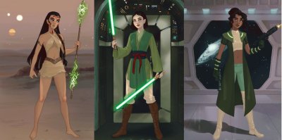 StarWars Pocahontas Mulan Tiana