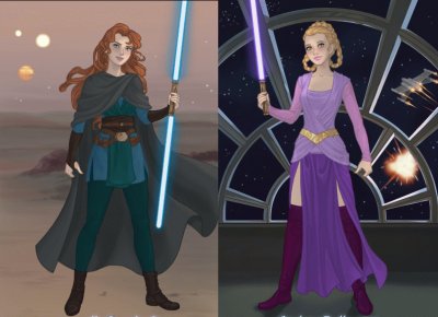 StarWars Merida Rapunzel