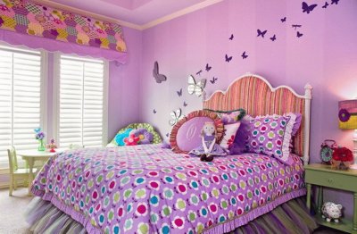 Sweet Butterfly Girly Bed Room