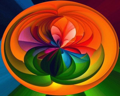 Abstract Rainbow Circle