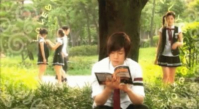 playful kiss