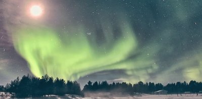 Aurora boreal en Finlandia