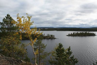 Lago Inari, Finlandia