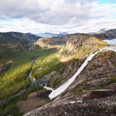 Parque Nacional Rago, Noruega - Cascada